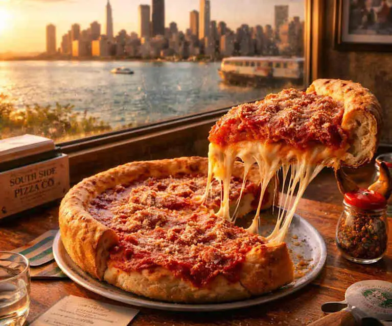 Chicago-Style Deep Dish Pizza