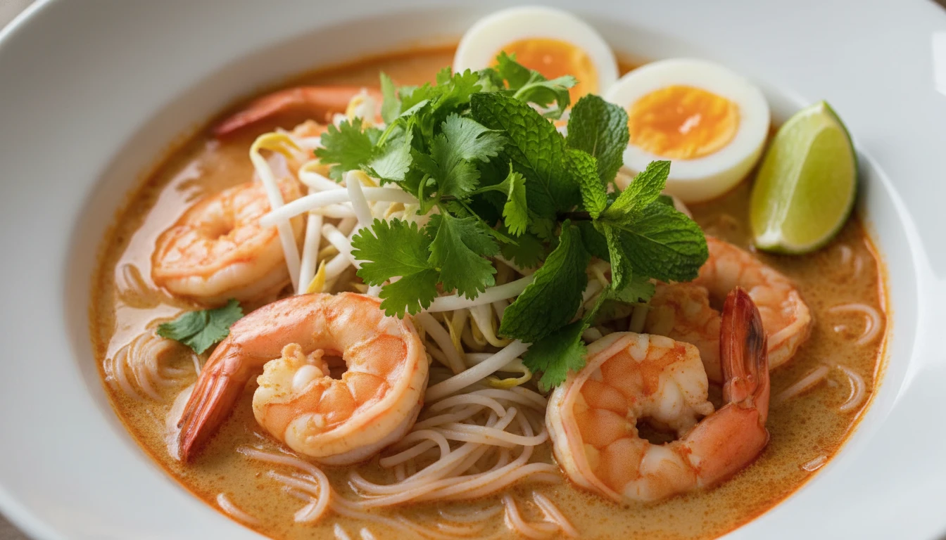 Coconut Prawn Laksa