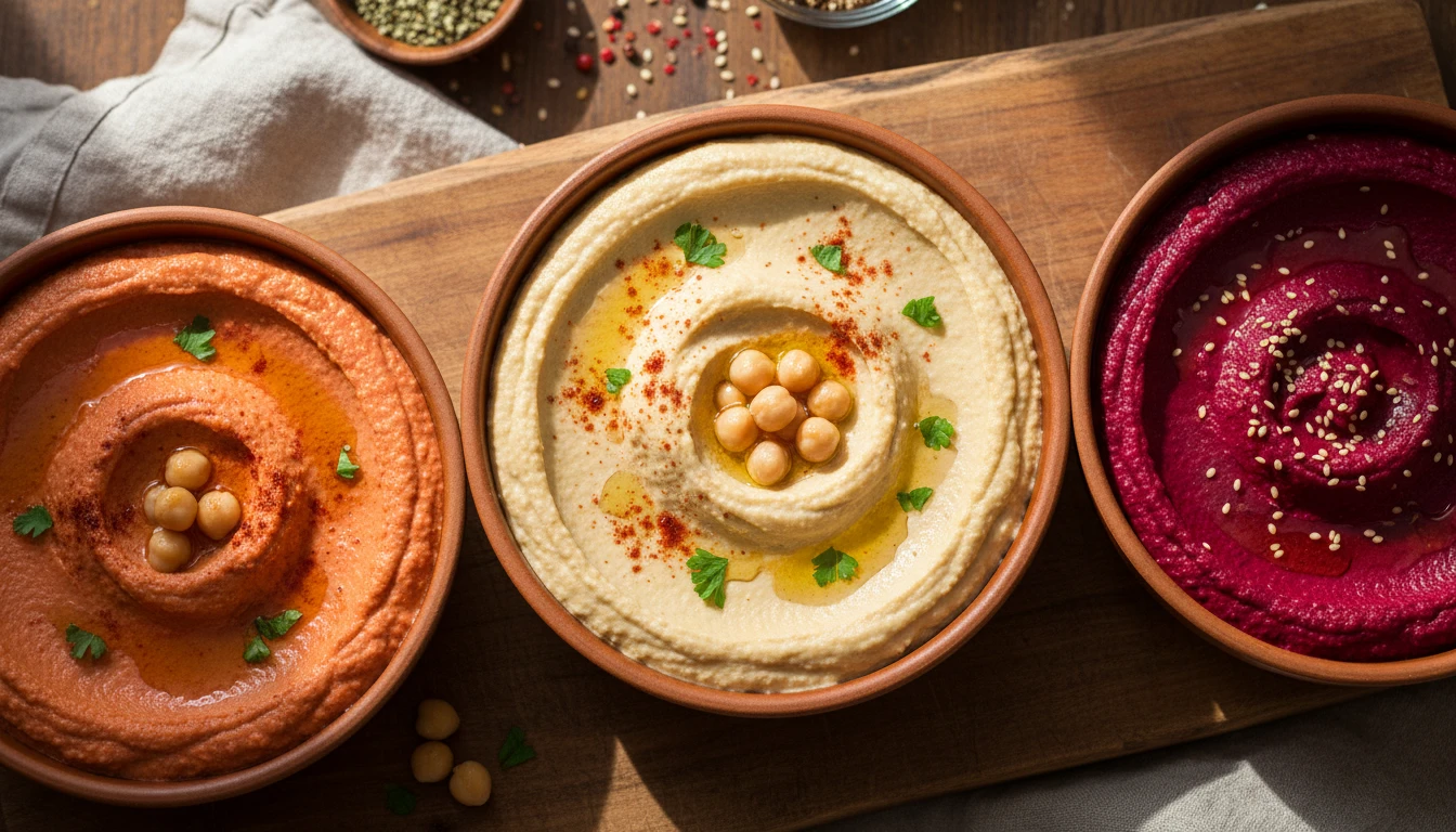 Hummus Three Ways
